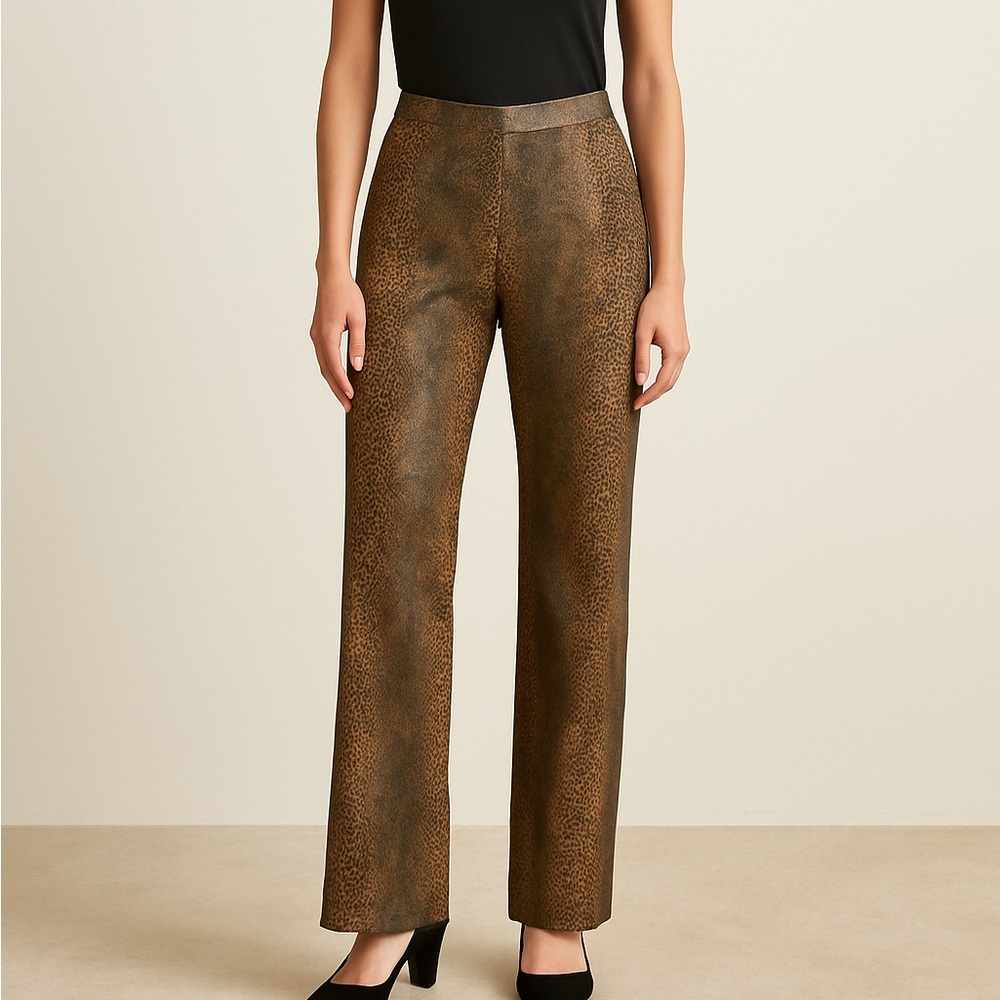 Carucci Snakeskin Print Pants (Made in USA)